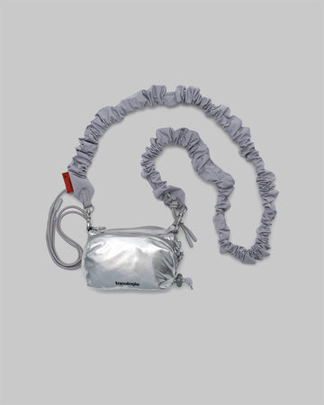 Mini Bottle Sacoche ミニ ボトル サコッシュ / Chrome / Bungee Strap / Sleet