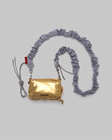 Mini Bottle Sacoche ミニ ボトル サコッシュ / Gold / Bungee Strap / Sleet