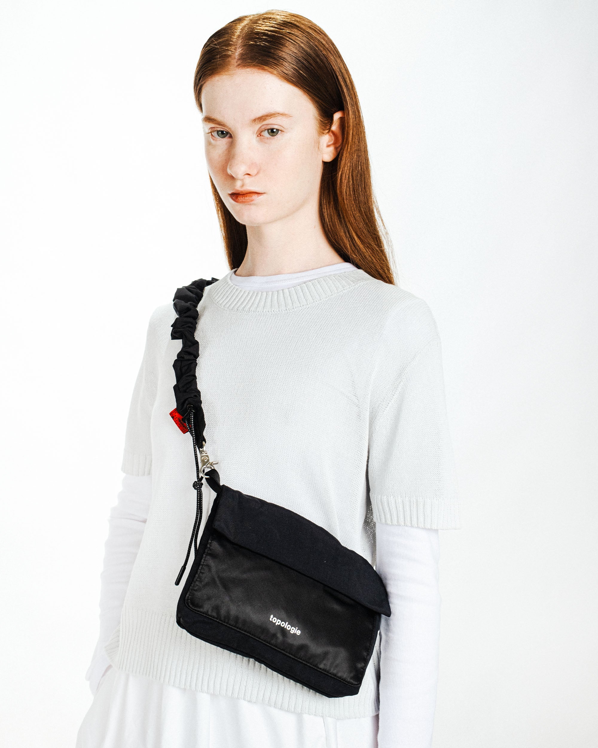 Musette Small ミュゼット スモール / Black (Tech Sateen) / 20mm Sling / Moss Stripe