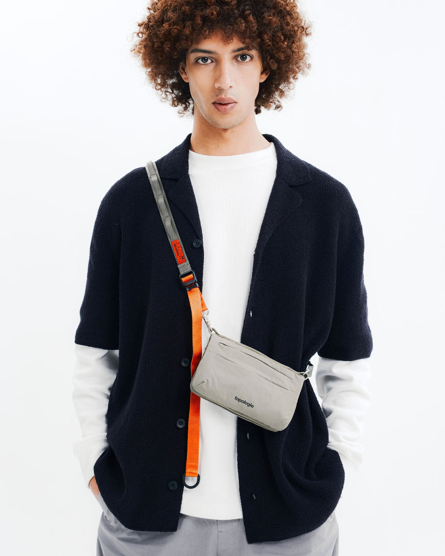 Phone Sacoche フォンサコッシュ 90 / Moss (Papery) / To-go Strap Regular / Icelandic Blue