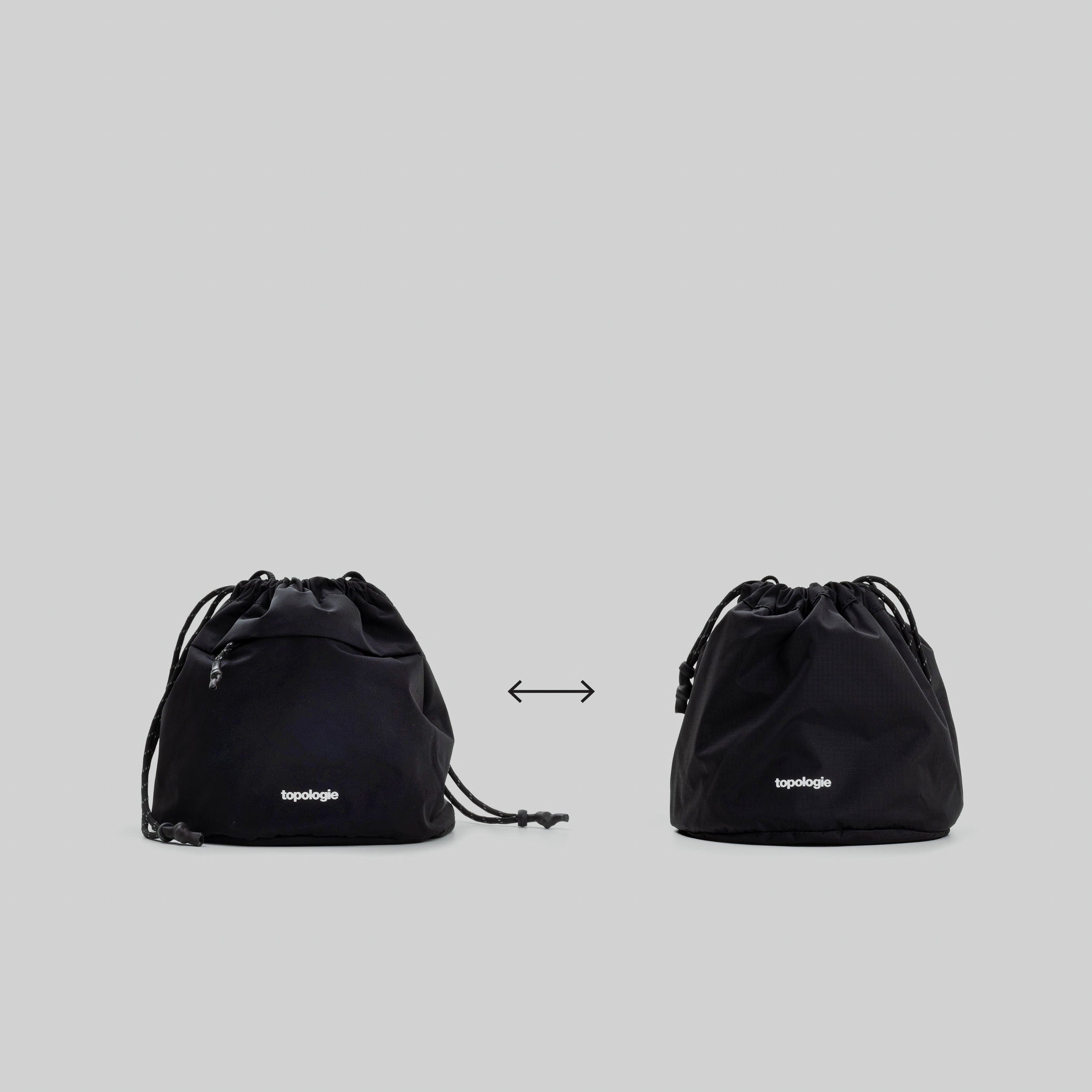 Topologie バケットバッグ＆ストラップ&ストラップアダプタセット ReversibleBucketBlack_Paskshot