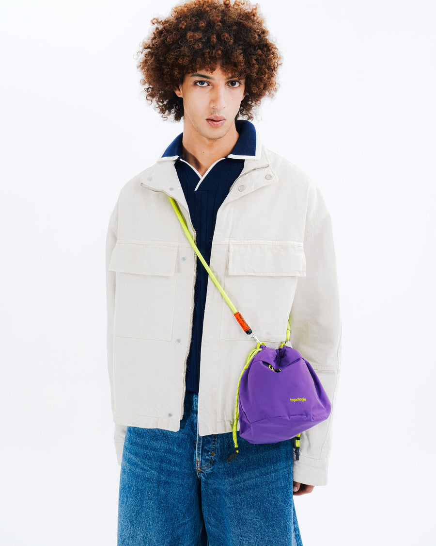 Reversible Bucket リバーシブルバケット / Electric Purple / Neon Yellow (Tech Sateen) / 10mm Rope / Neon Yellow Solid