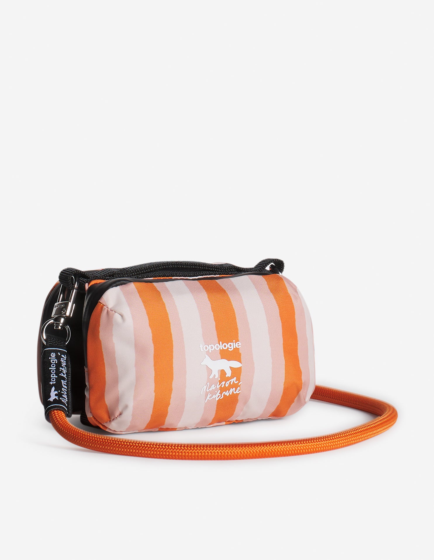 MAISON KITSUNE x TOPOLOGIE ストラップ　トポロジー Maison Kitsuné x Topologie Mini Bottle Sacoche – Topologie