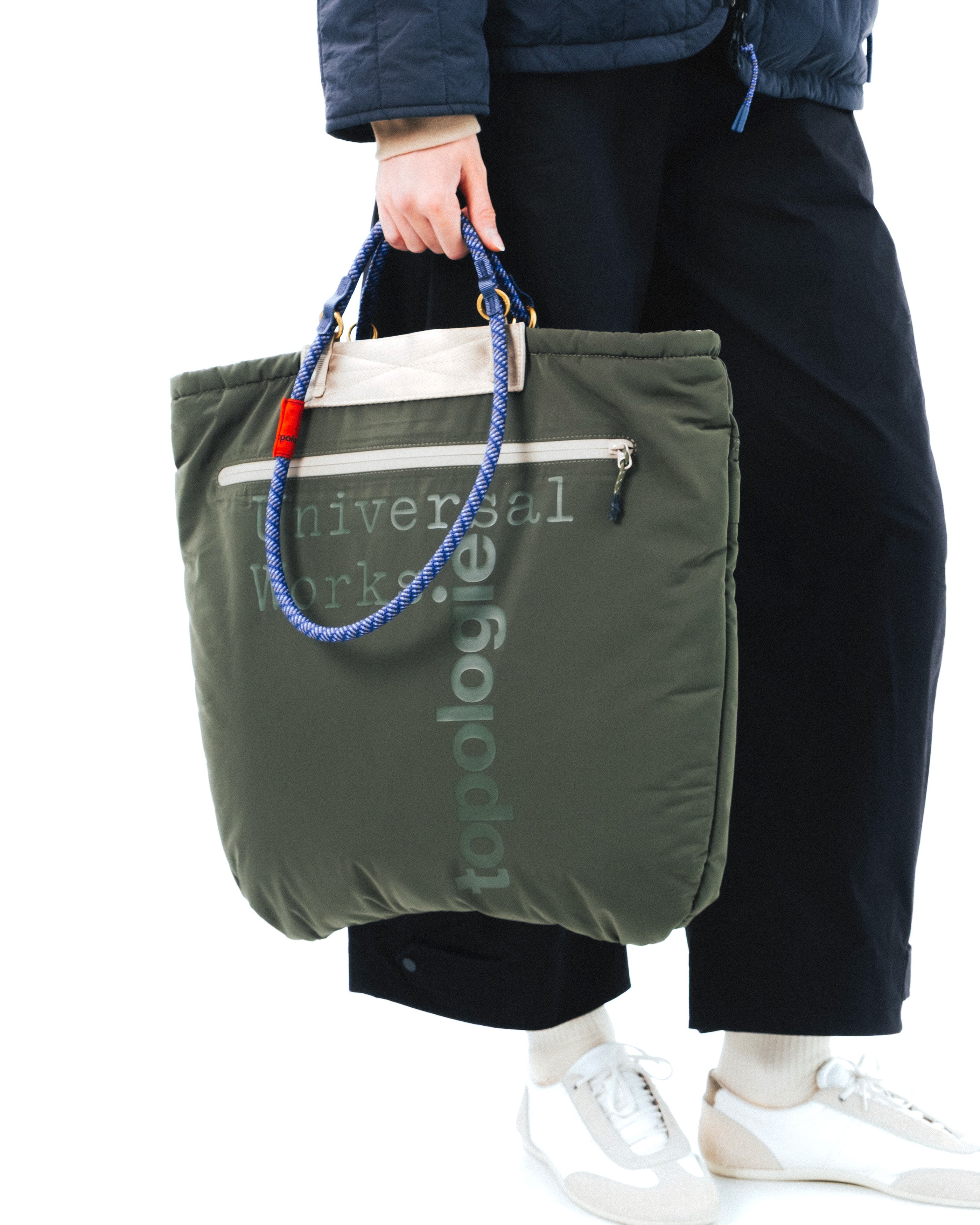 バッグ Topologie Utility Tote /10mm Rope Loop Topologie Cloud Tote Marshmallow + 10mm Rope Loop Coffee Melange