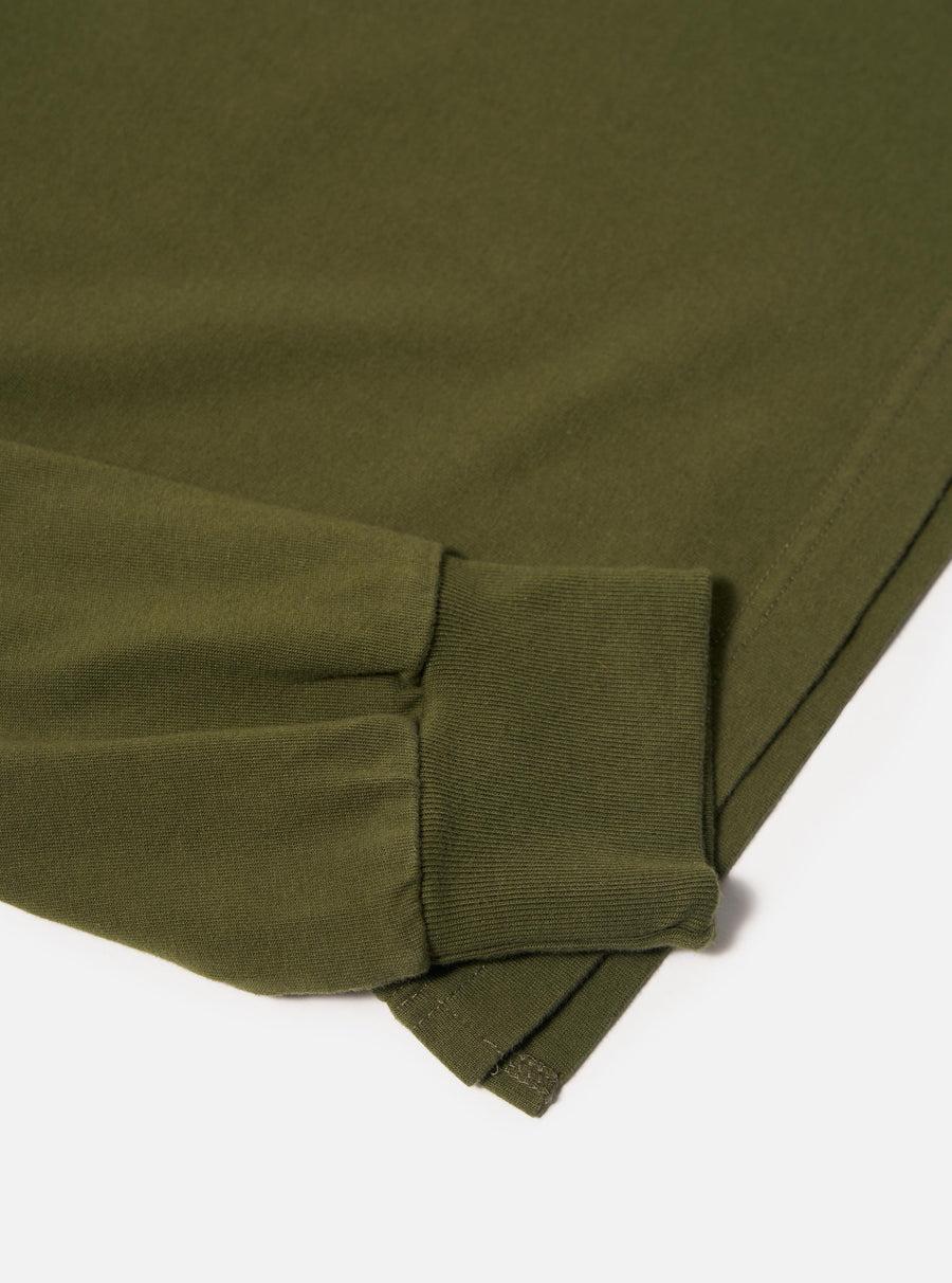 Topologie X Universal Works Rugby Shirt (With Badges) / Olive / Brown