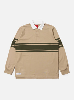 Topologie X Universal Works Rugby Shirt (Without Badges) / Sand / Olive