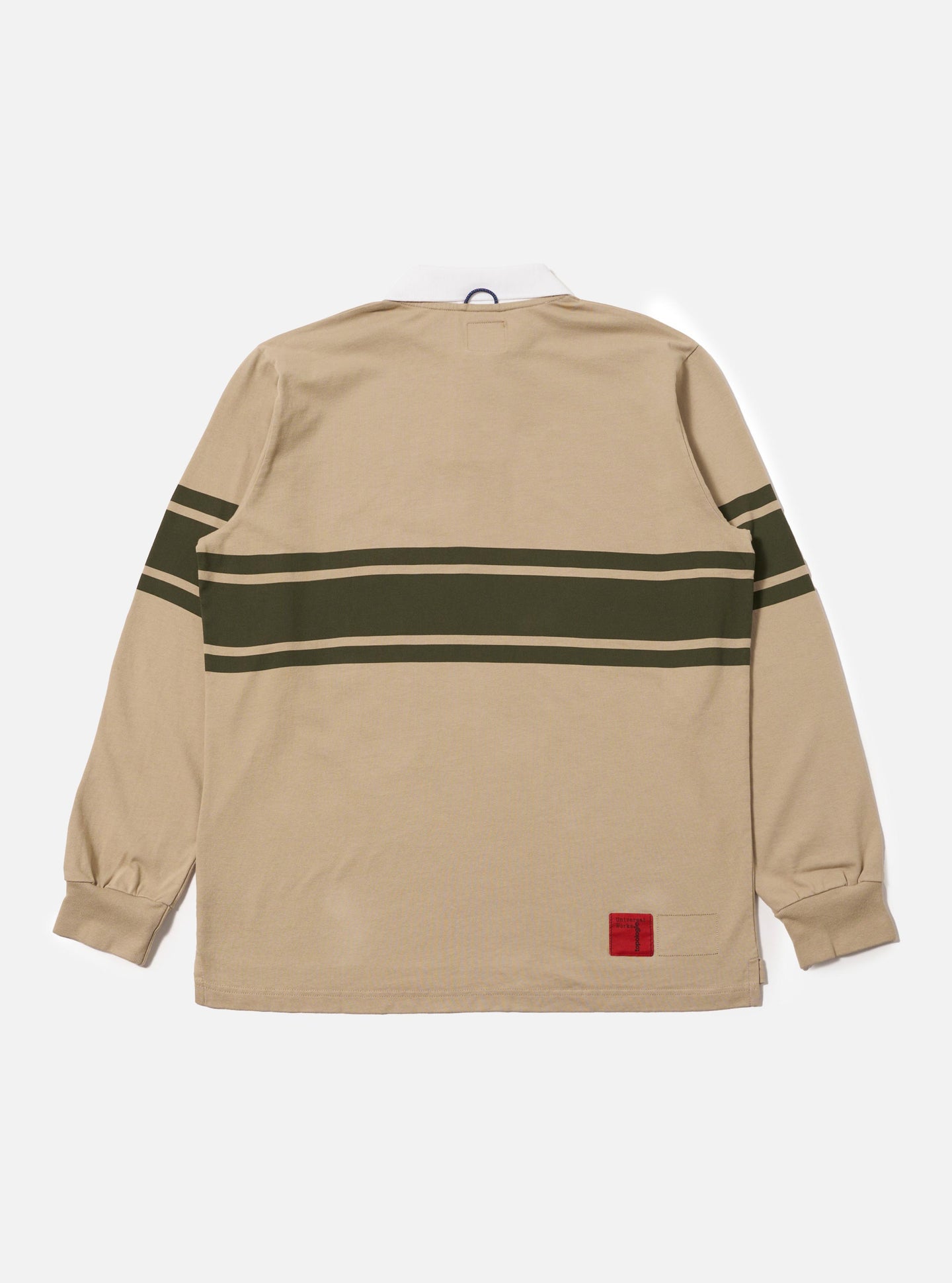 Topologie X Universal Works Rugby Shirt (Without Badges) / Sand / Olive