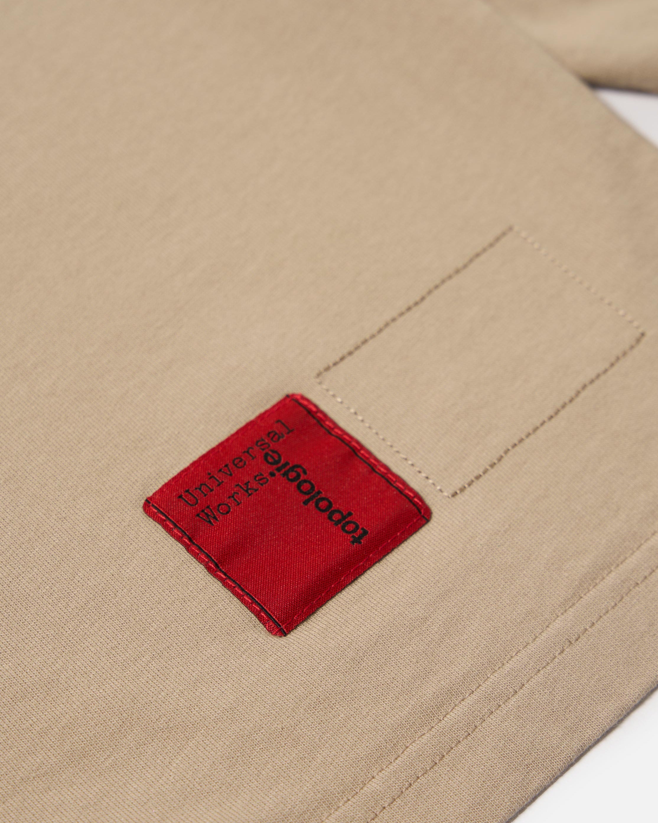 Topologie X Universal Works Rugby Shirt (Without Badges) / Sand / Olive