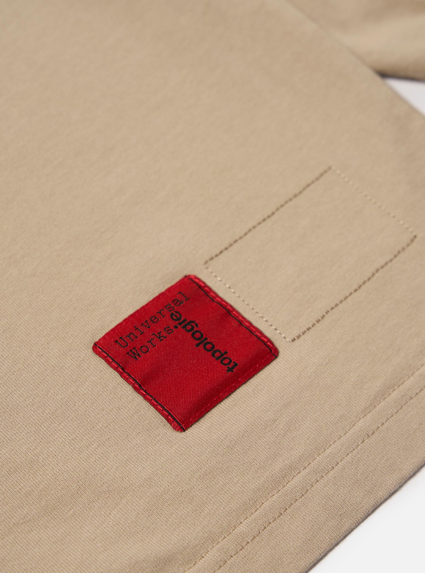 Topologie X Universal Works Rugby Shirt (Without Badges) / Sand / Olive