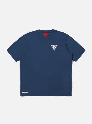 Topologie X Universal Works Print Tee / Navy