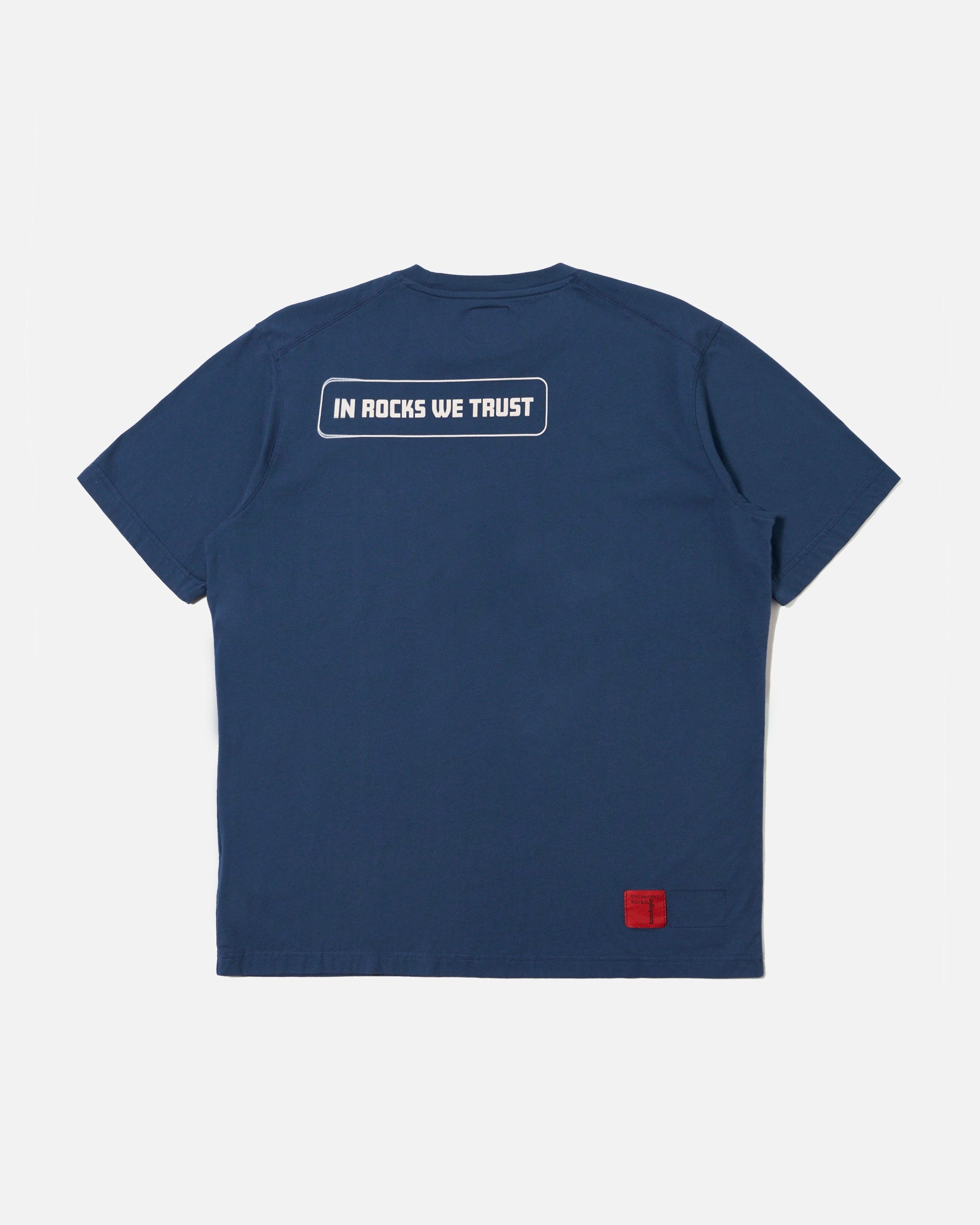 Topologie X Universal Works Print Tee / Navy