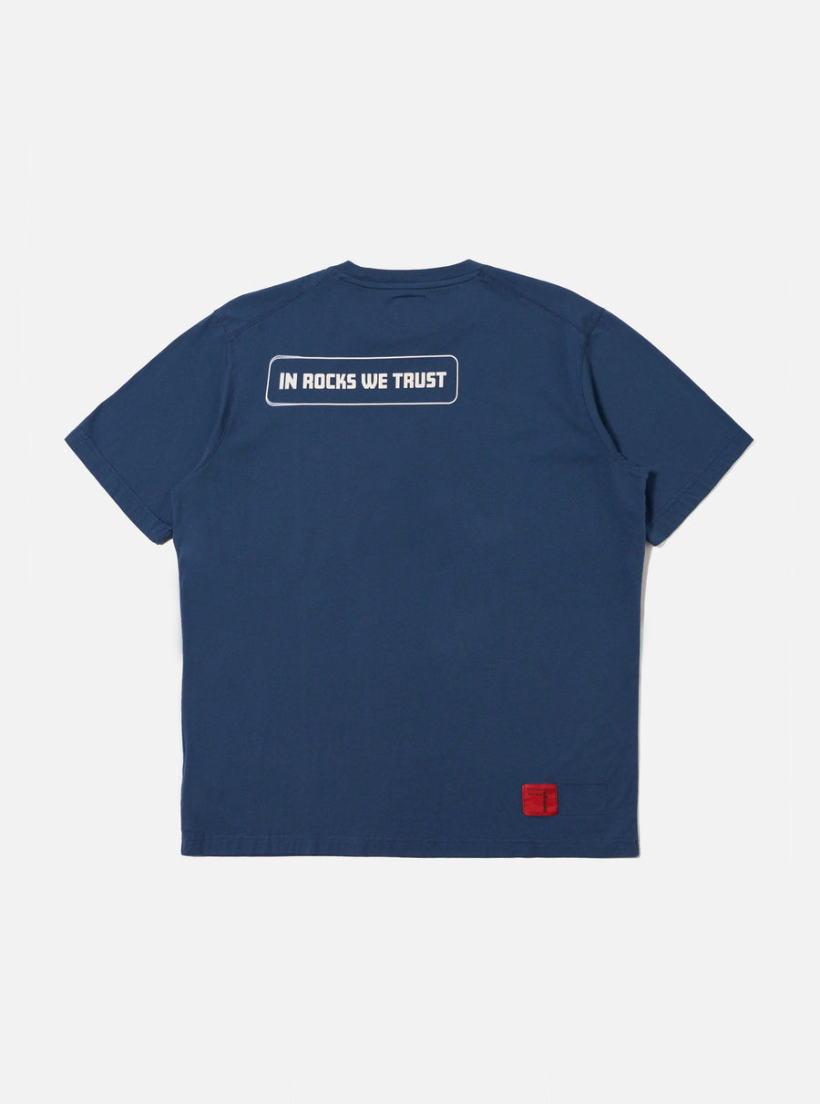 Topologie X Universal Works Print Tee / Navy