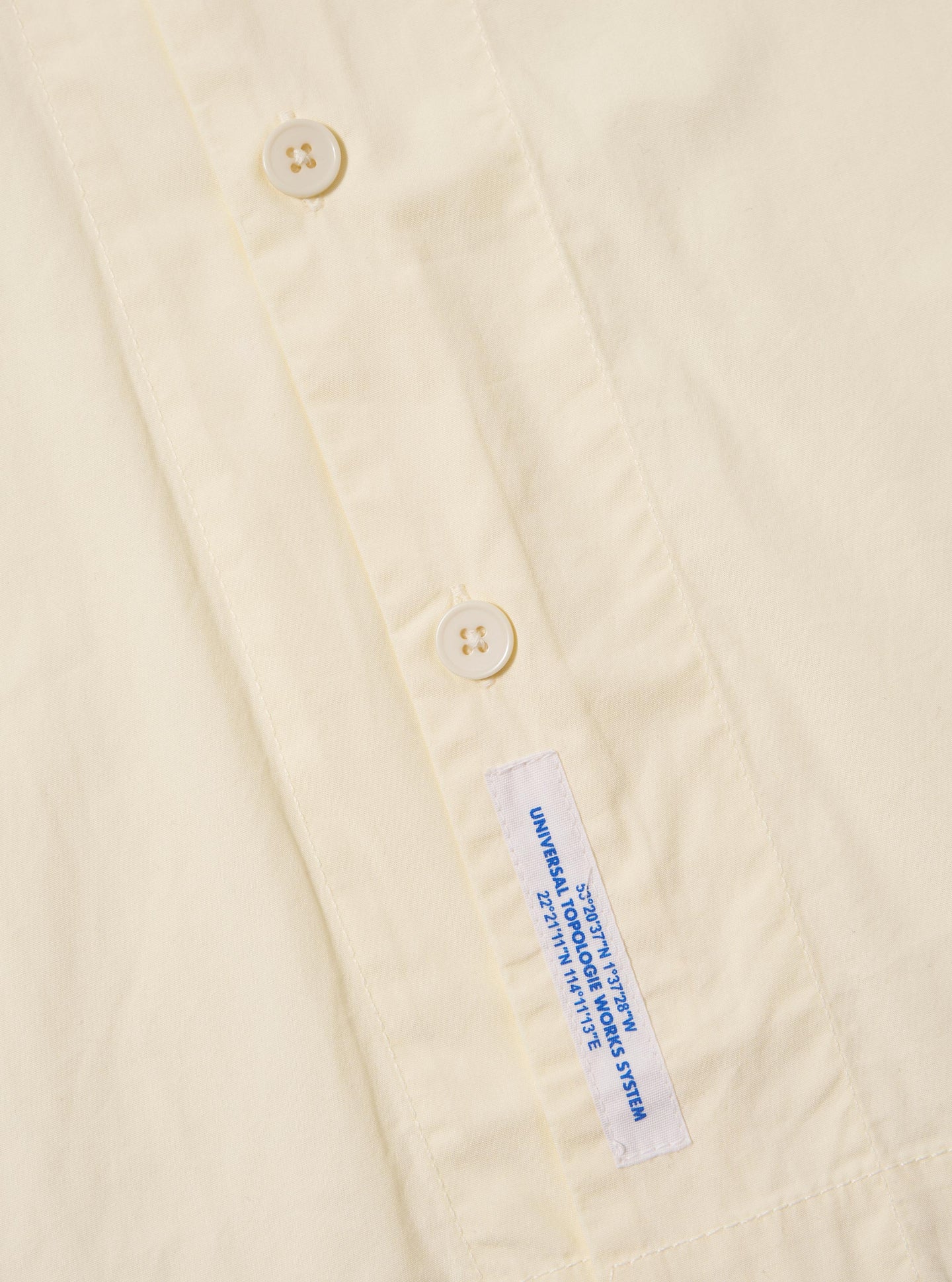 Topologie X Universal Works Utility Shirt / Ecru