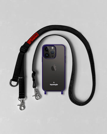 Verdon Phone Case ヴァードン スマホケース / Neon Purple  / Utility Sling Black