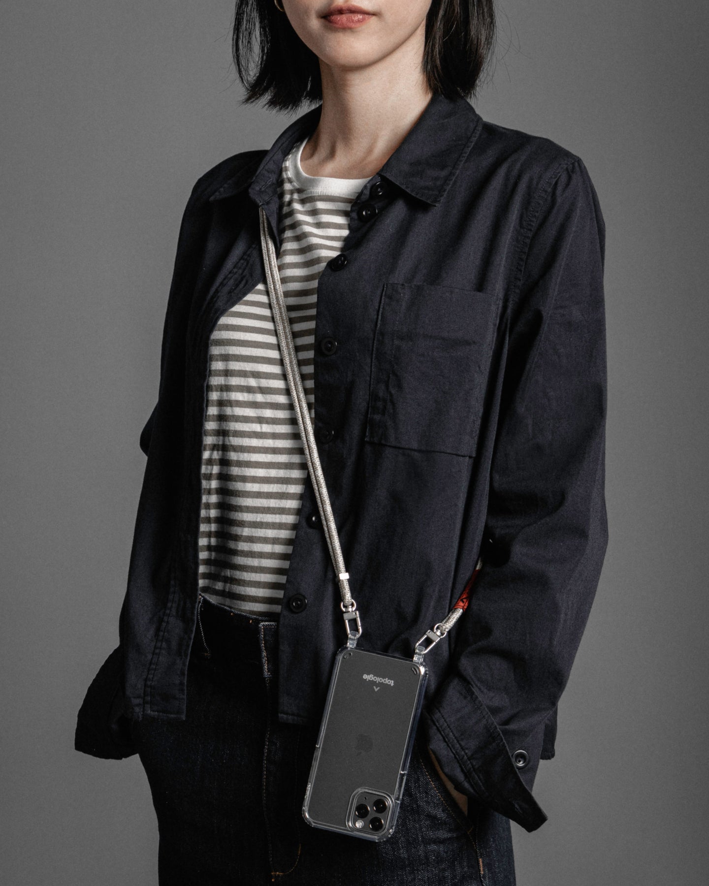 Verdon Phone Case ヴァードン スマホケース / Clear / 6.0mm Raspberry Melange