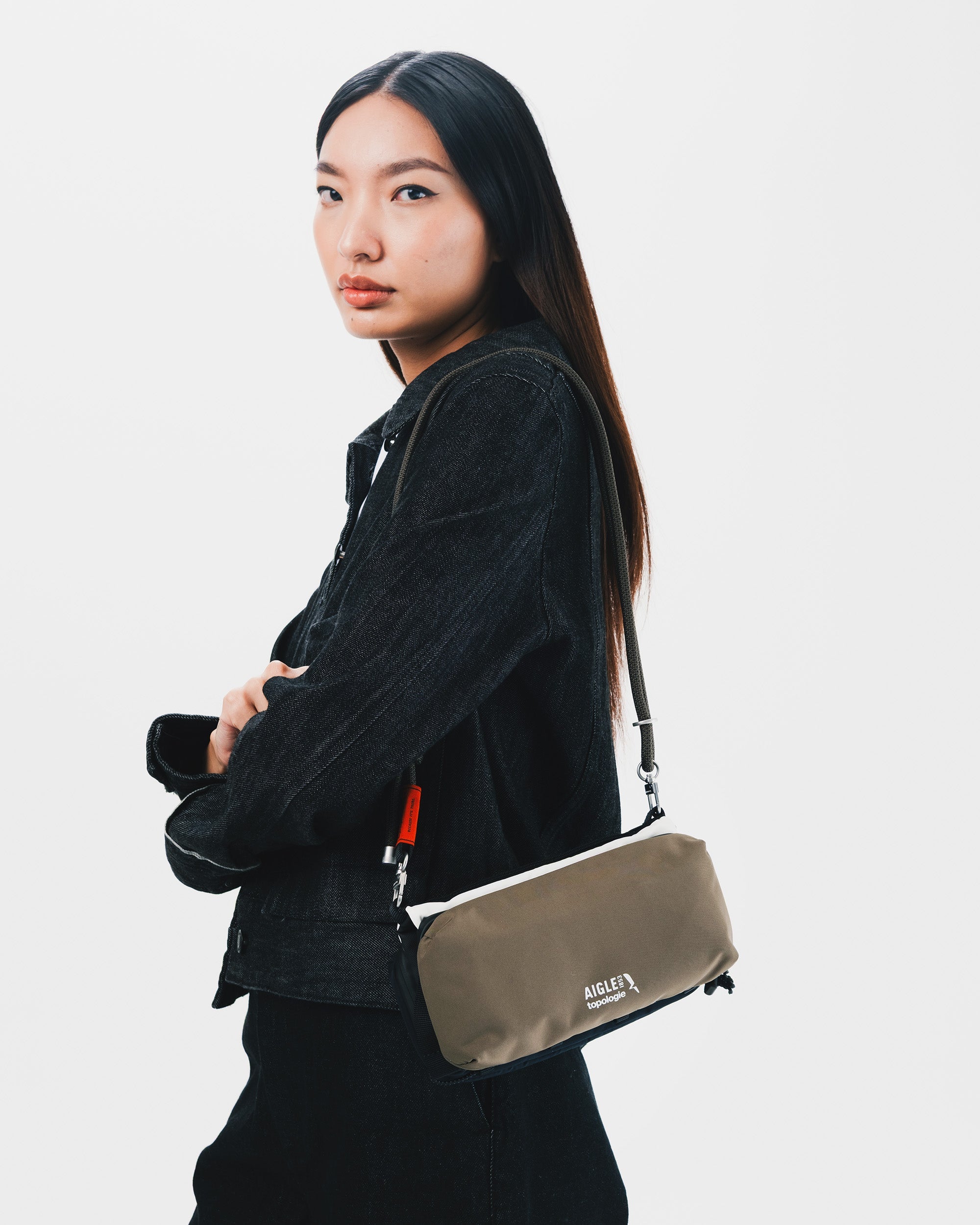 Topologie x Aigle Trio Colour Bottle Sacoche Medium / Cedar / 8.0mm Rope / Avocat Lattice