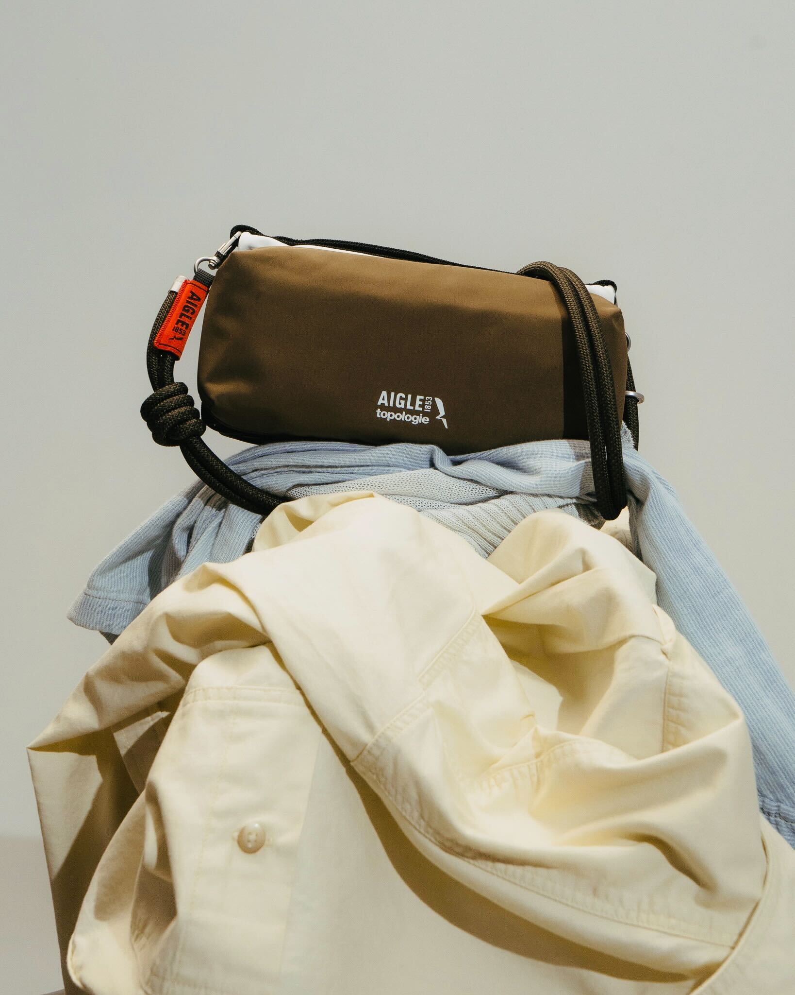Topologie x Aigle Trio Colour Bottle Sacoche Medium / Cedar / 8.0mm Rope / Avocat Lattice