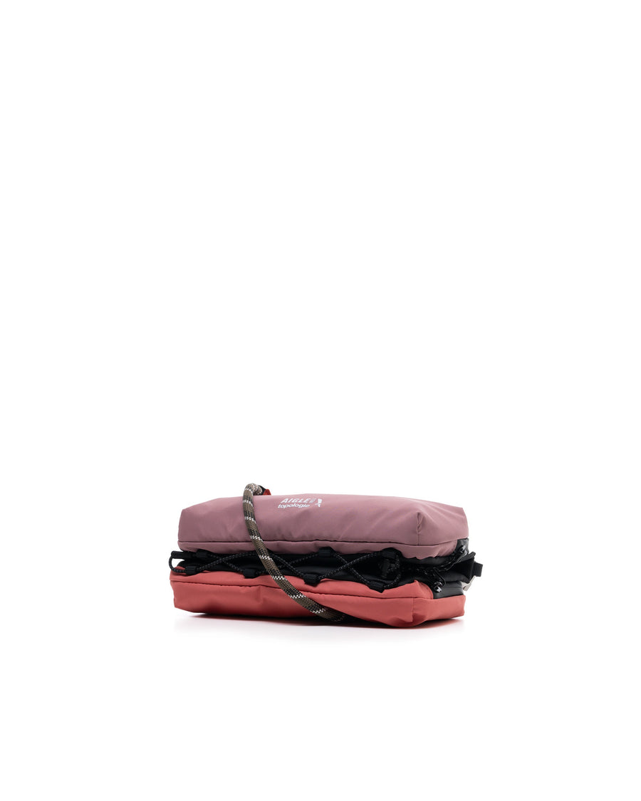 Topologie x Aigle Trio Colour Bottle Sacoche Medium / Gris Rose / 8.0mm Rope / Cedar Patterned
