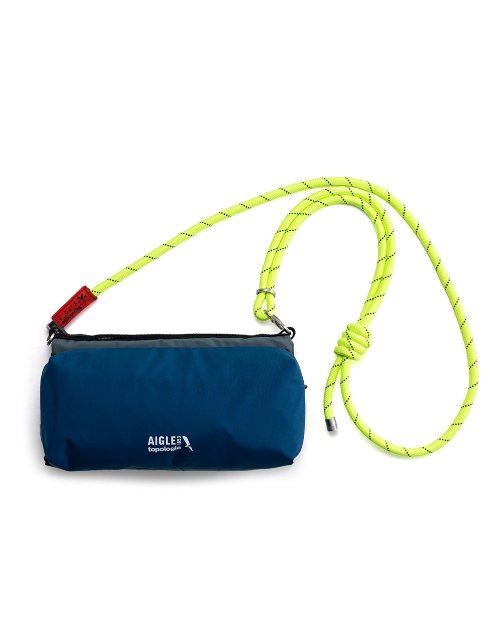 Topologie x Aigle Trio Colour Bottle Sacoche Medium / Poseidon / 8.0mm Rope / Neon Yellow Helix