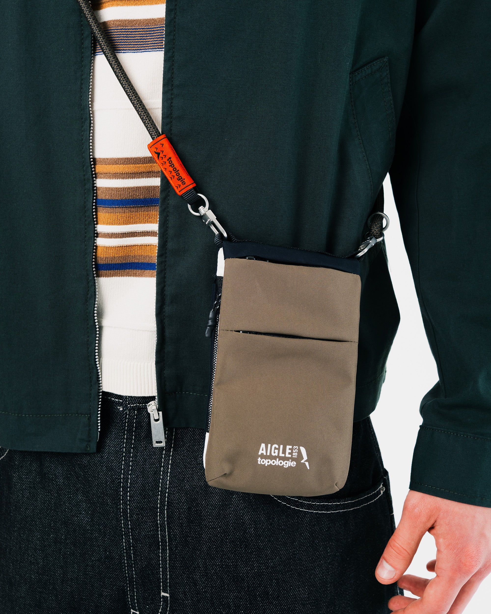 Topologie x Aigle Trio Colour Phone Sacoche / Cedar / 8.0mm Rope / Avocat Lattice