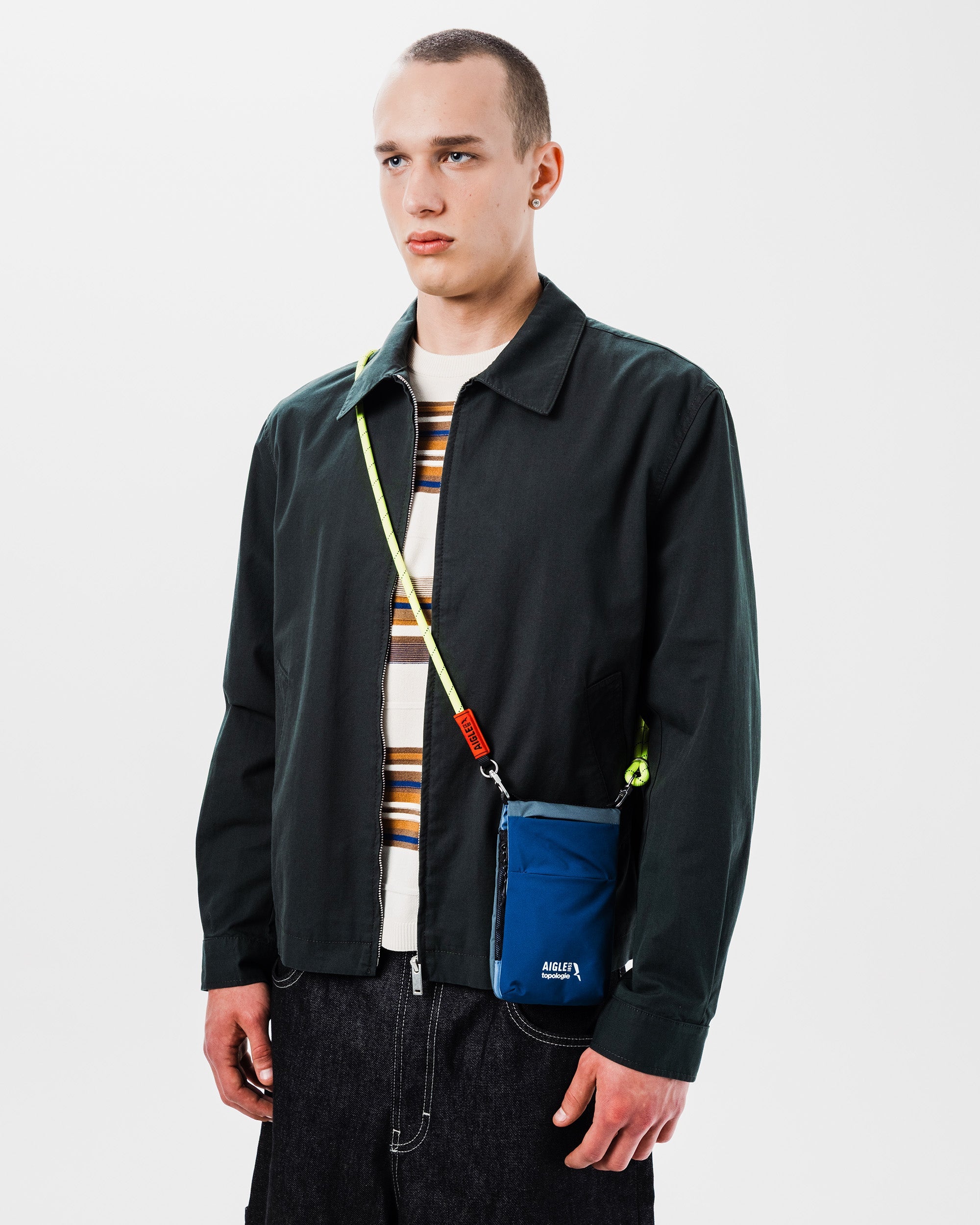 Topologie x Aigle Trio Colour Phone Sacoche / Poseidon / 8.0mm Rope / Neon Yellow Helix