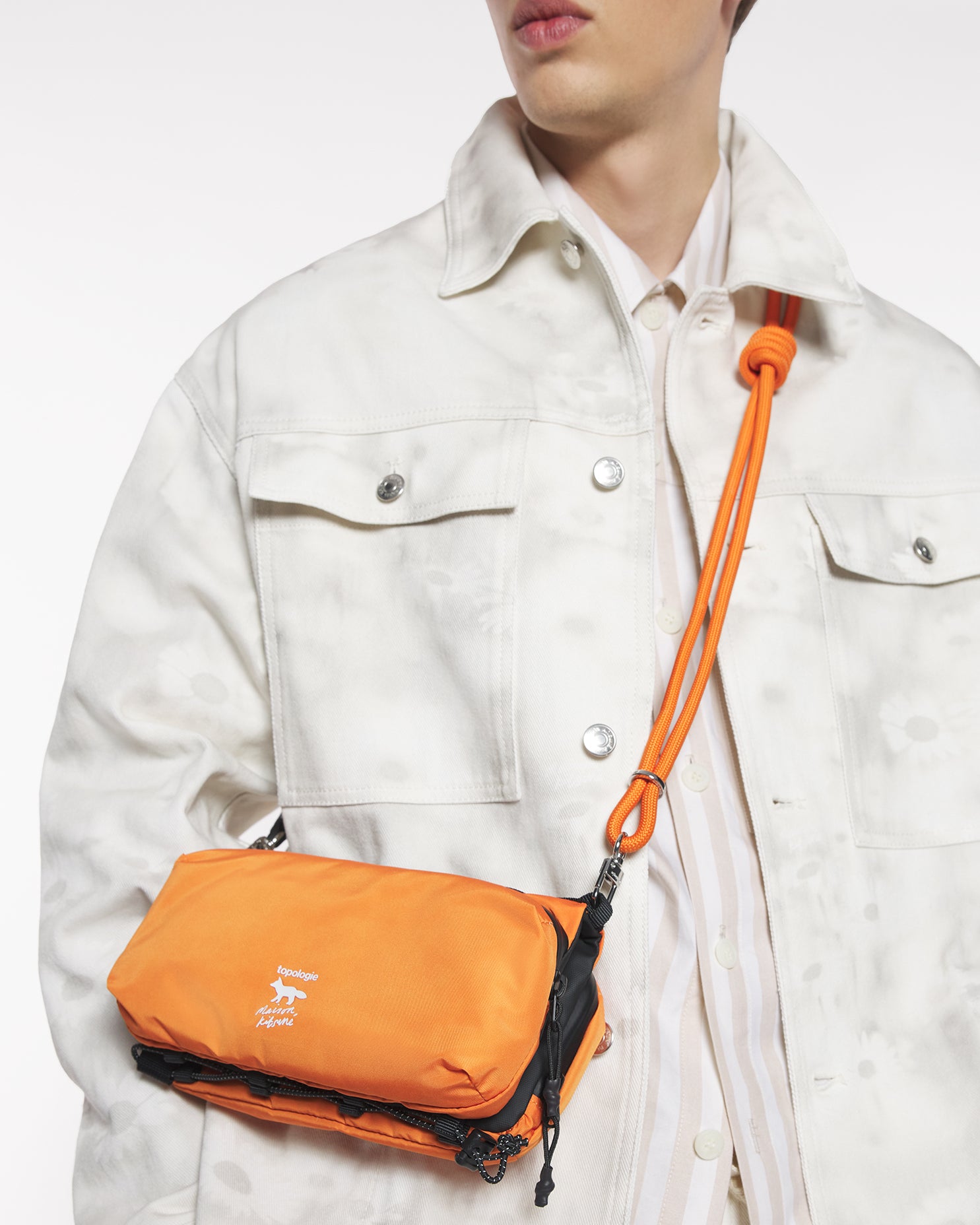 Maison Kitsuné x Topologie Bottle Sacoche Medium