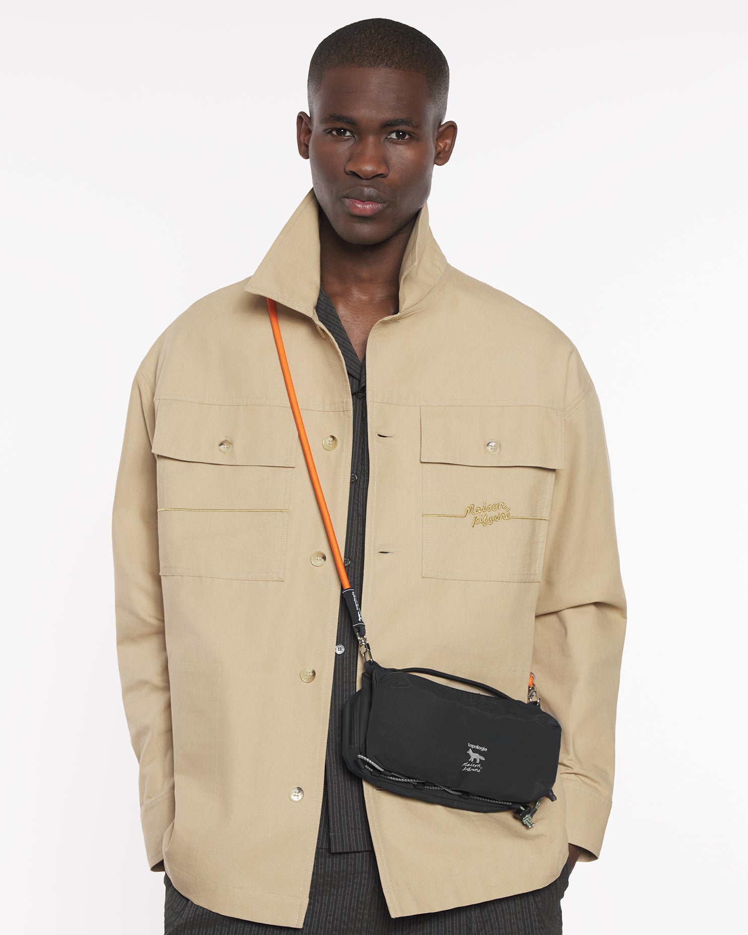 Maison Kitsuné x Topologie Bottle Sacoche Medium