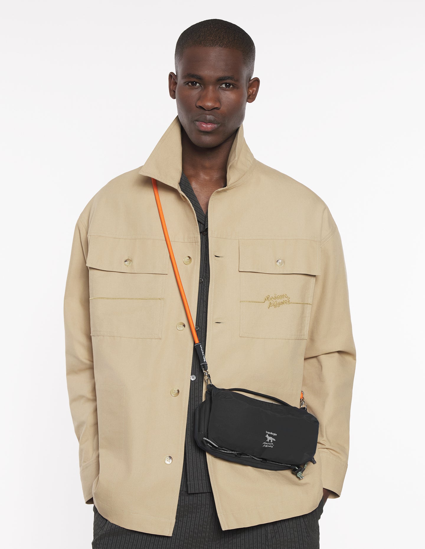 Maison Kitsuné x Topologie Bottle Sacoche Medium