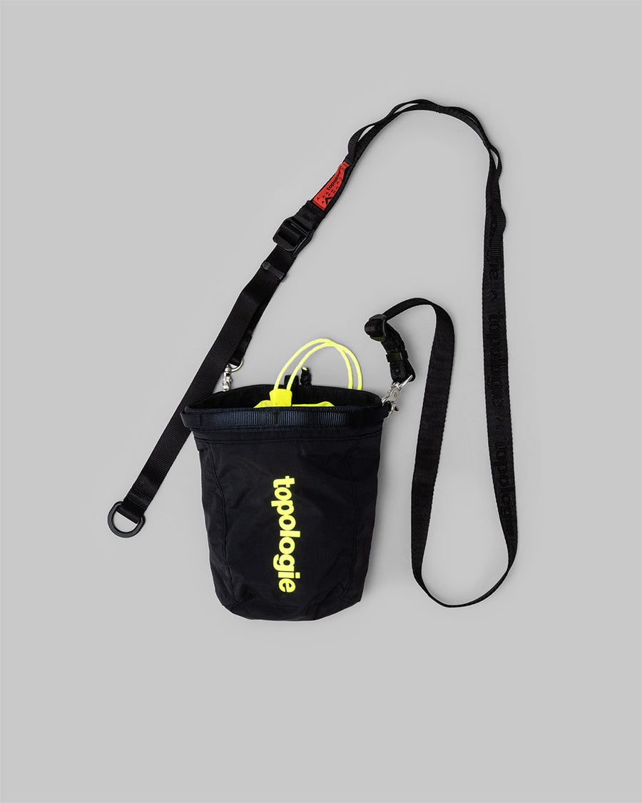 Chalk Bag チョーク バッグ / Black / Neon Yellow (Papery) / Utility Sling / Black