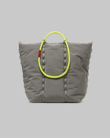 Cloud Tote クラウドトート / Moss (Tech Sateen) / 10mm Rope Loop / Neon Yellow Solid