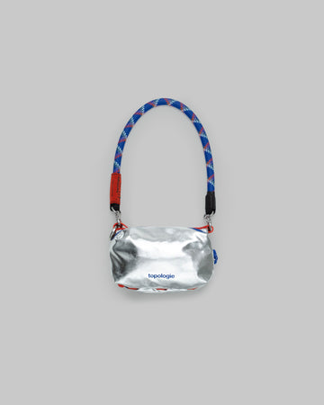 Mini Bottle Sacoche / Satellite / Metallic / 10mm Wrist Strap / Ink Blue Helix