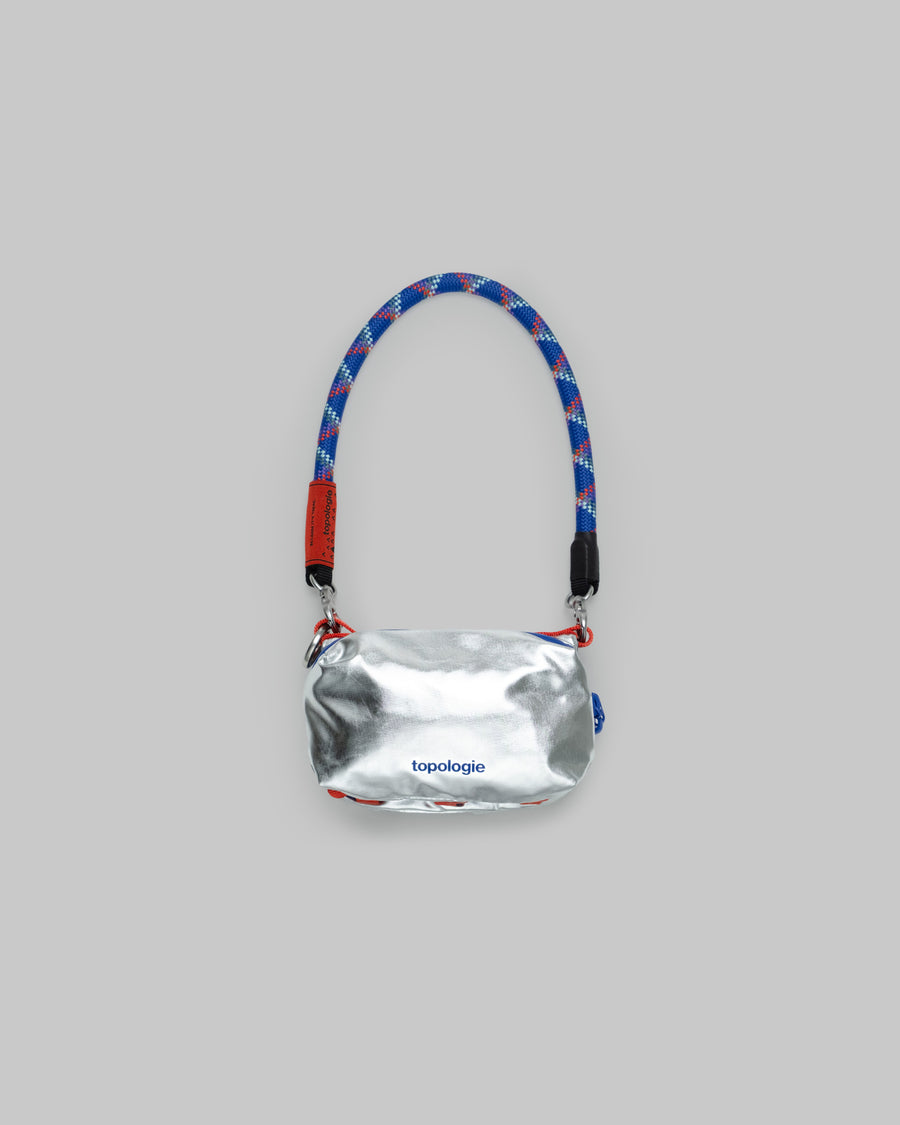 Mini Bottle Sacoche / Satellite / Metallic / 10mm Wrist Strap / Ink Blue Helix