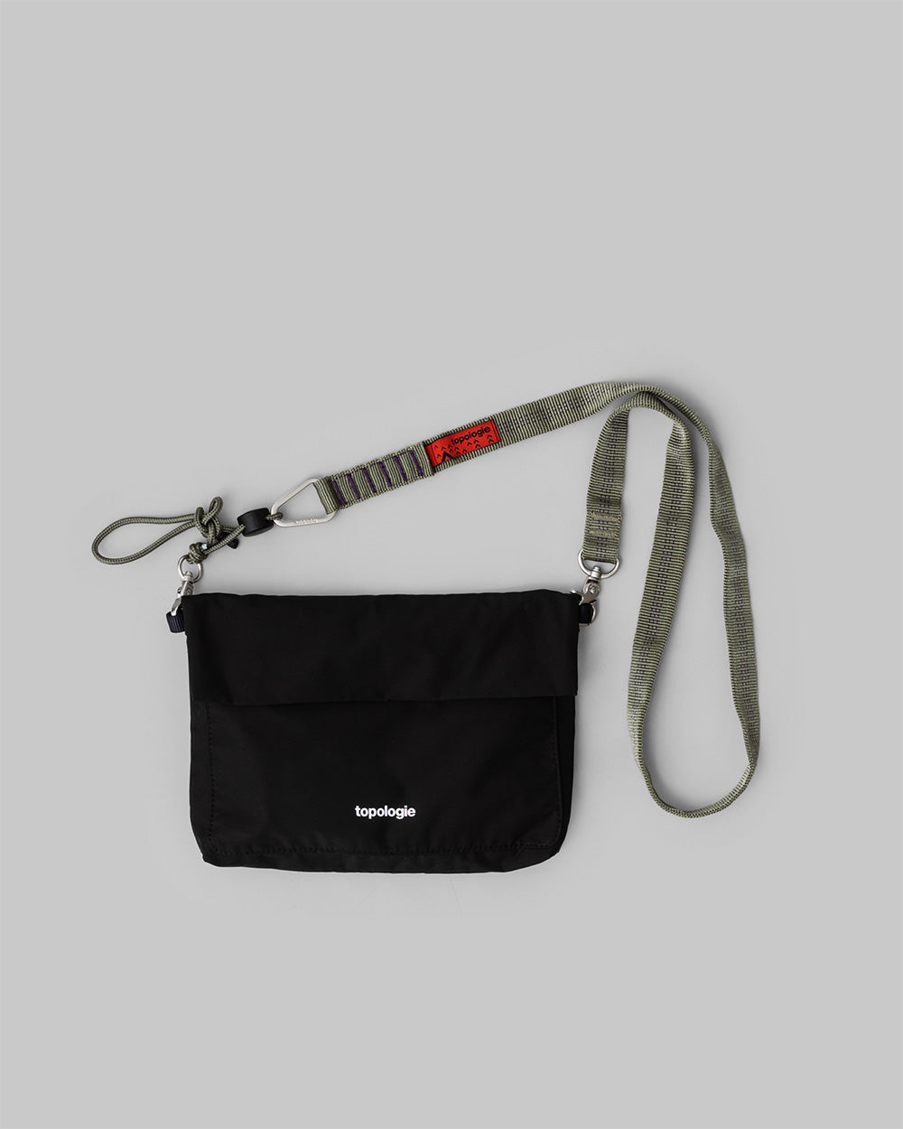 Musette Small ミュゼット スモール / Black (Tech Sateen) / 20mm Sling / Moss Stripe