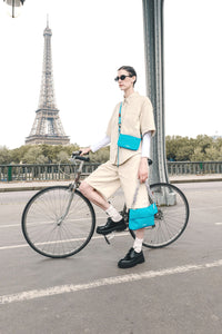 Phone Sacoche 90 (フォンサコッシュ90) / Topologie Red / Bungee Wrist Strap / Marshmallow