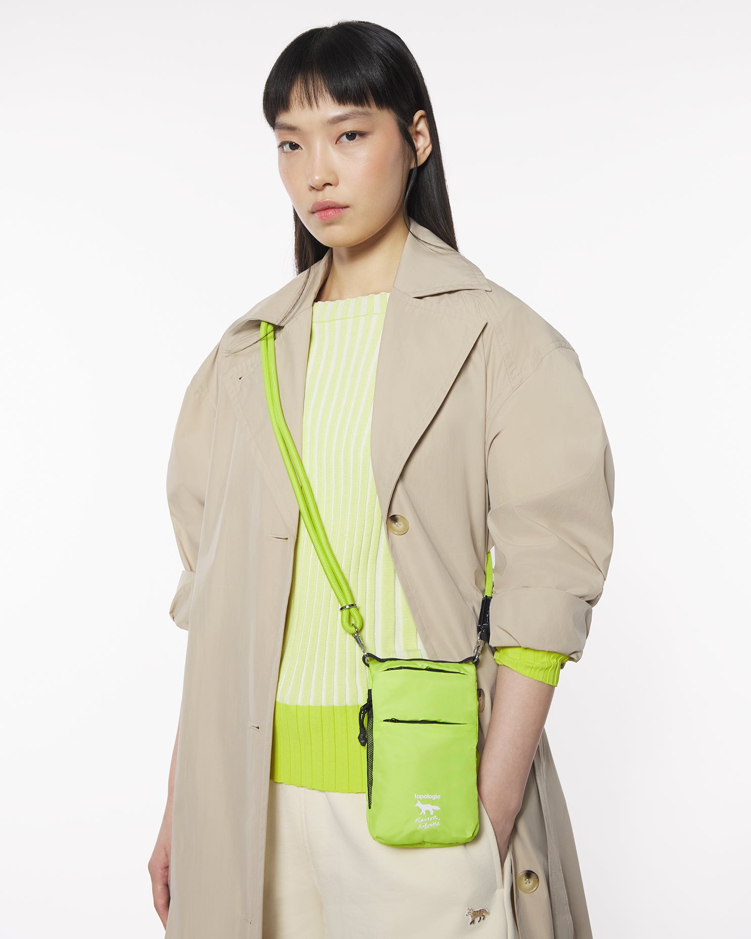 Maison Kitsuné x Topologie Phone Sacoche