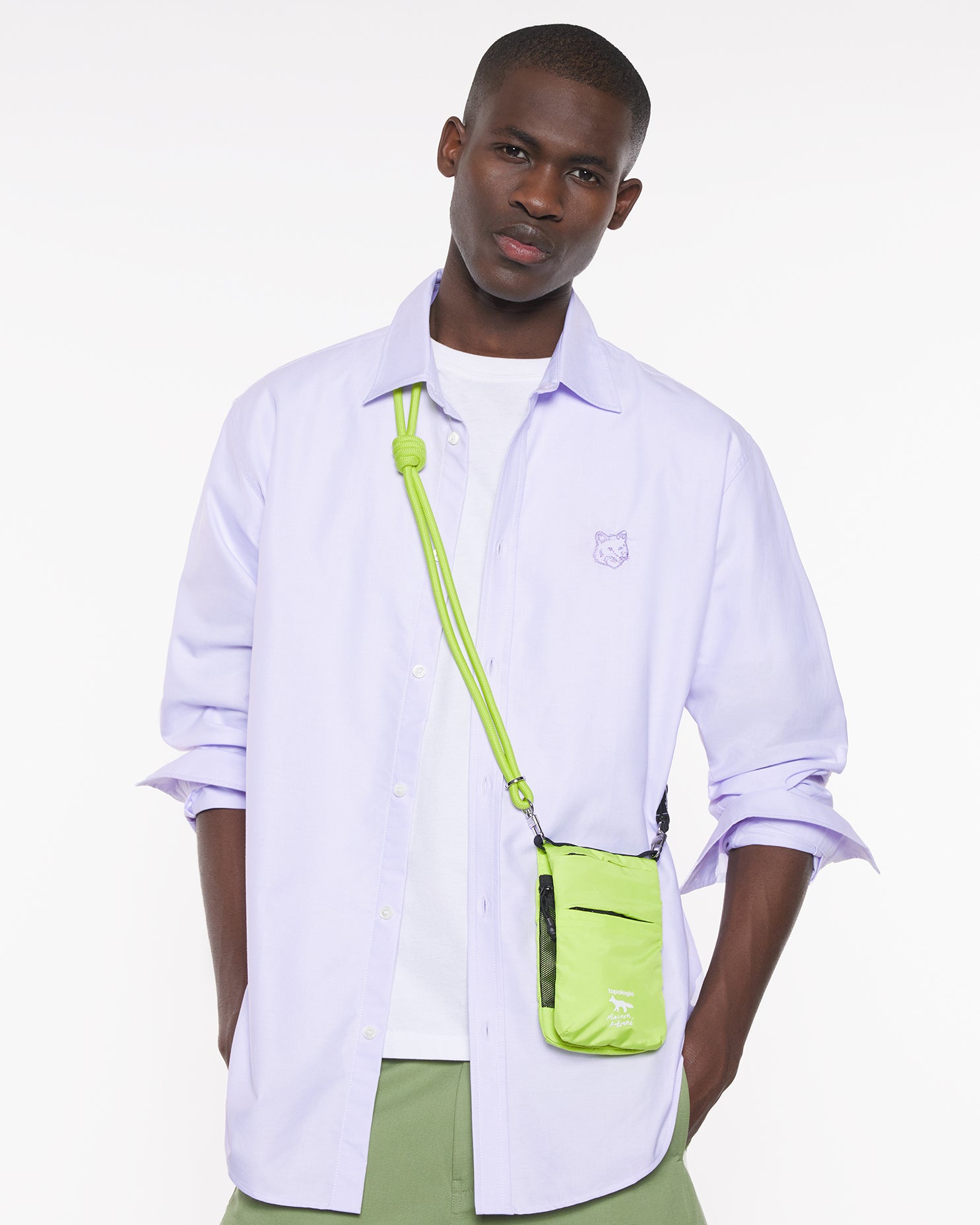 Maison Kitsuné x Topologie Phone Sacoche