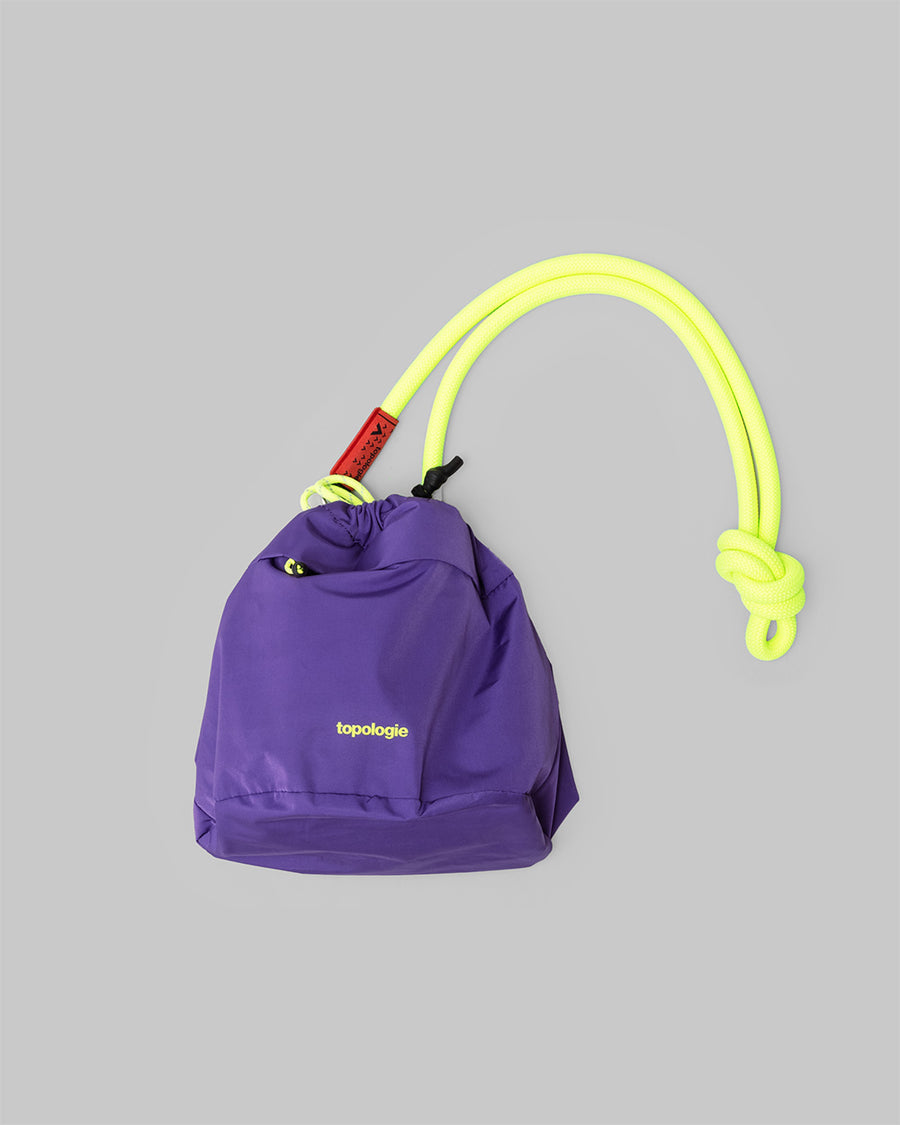 Reversible Bucket リバーシブルバケット / Electric Purple / Neon Yellow (Tech Sateen) / 10mm Rope / Neon Yellow Solid