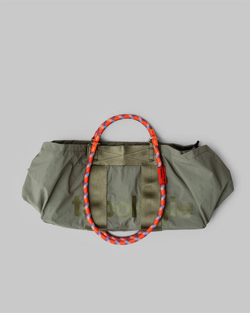 Summit Duffle Medium サミット ダッフル ミディアム / Moss (Papery) / 10mm Rope Loop / Orange Patterned