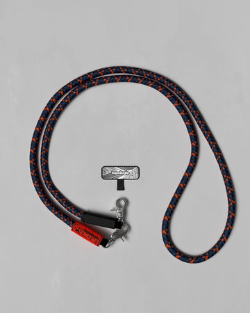 Phone Strap Adapter + 10mm Rope / Navy Orange