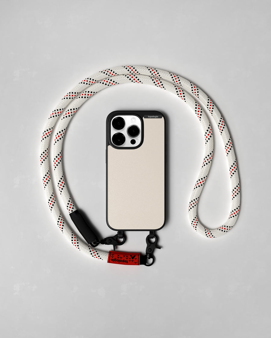 Bump Phone Case ヴァードン スマホケース / Matte Black / Offwhite / 10mm White Patterned