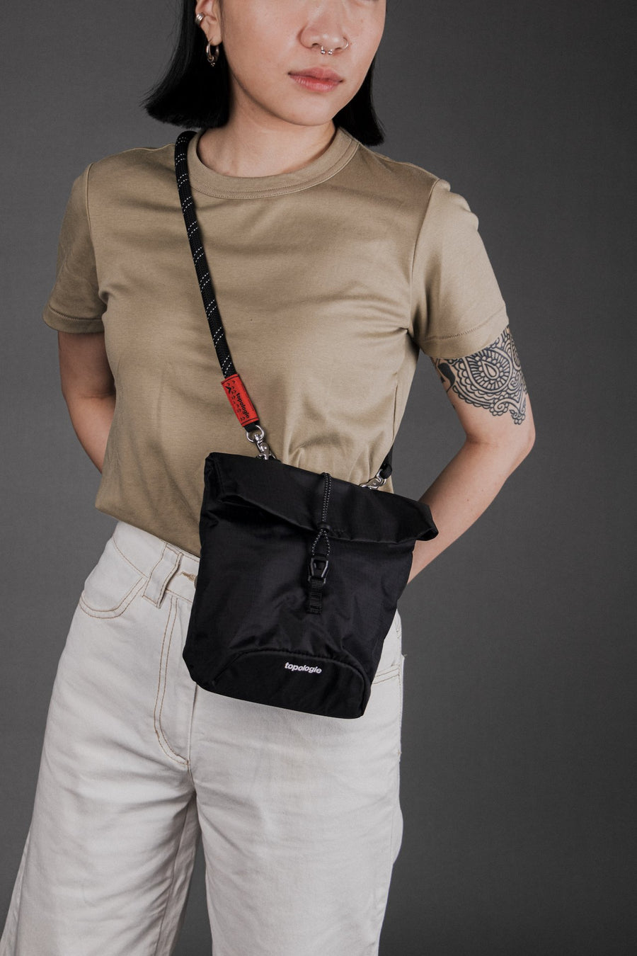 Wares Chalk Bag チョークバッグ / Dry Black / 10 mm Black Reflective