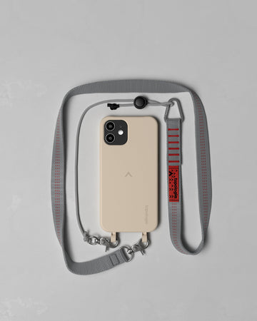 Dolomites Phone Case ドロマイツ / Sand / 20mm Grey Stripe