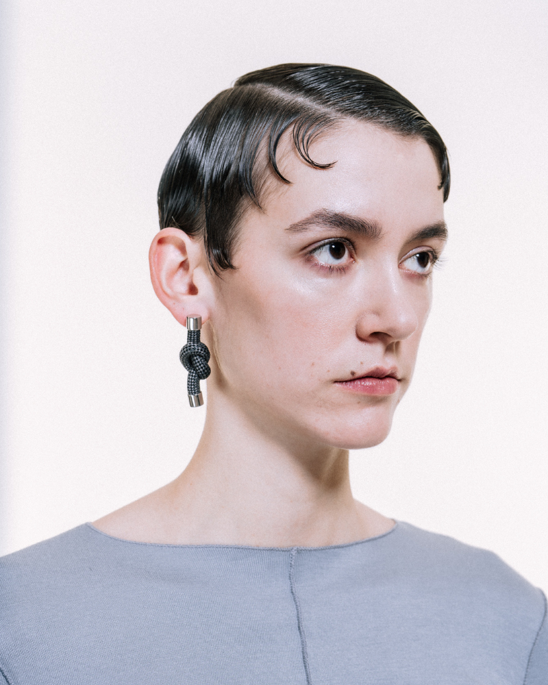 Camilla De Feo Rope Knot Earring