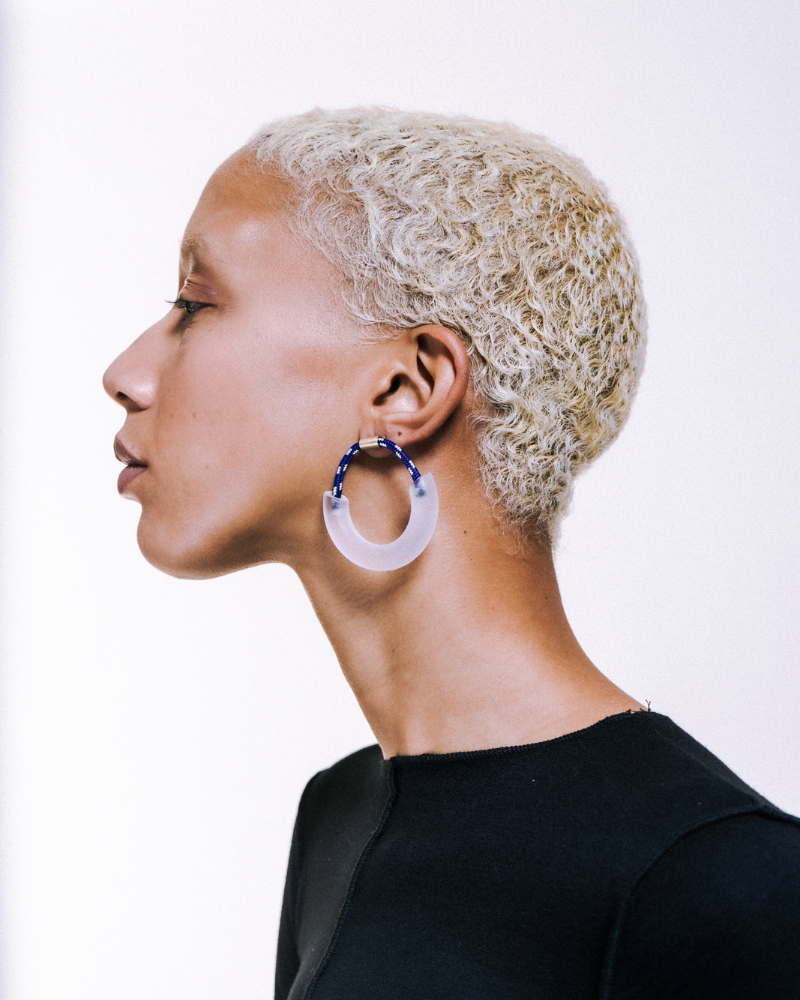 Camilla De Feo Rope Hoop Earring