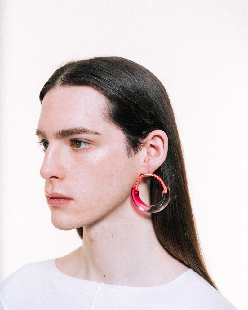 Camilla De Feo Rope Hoop Earring
