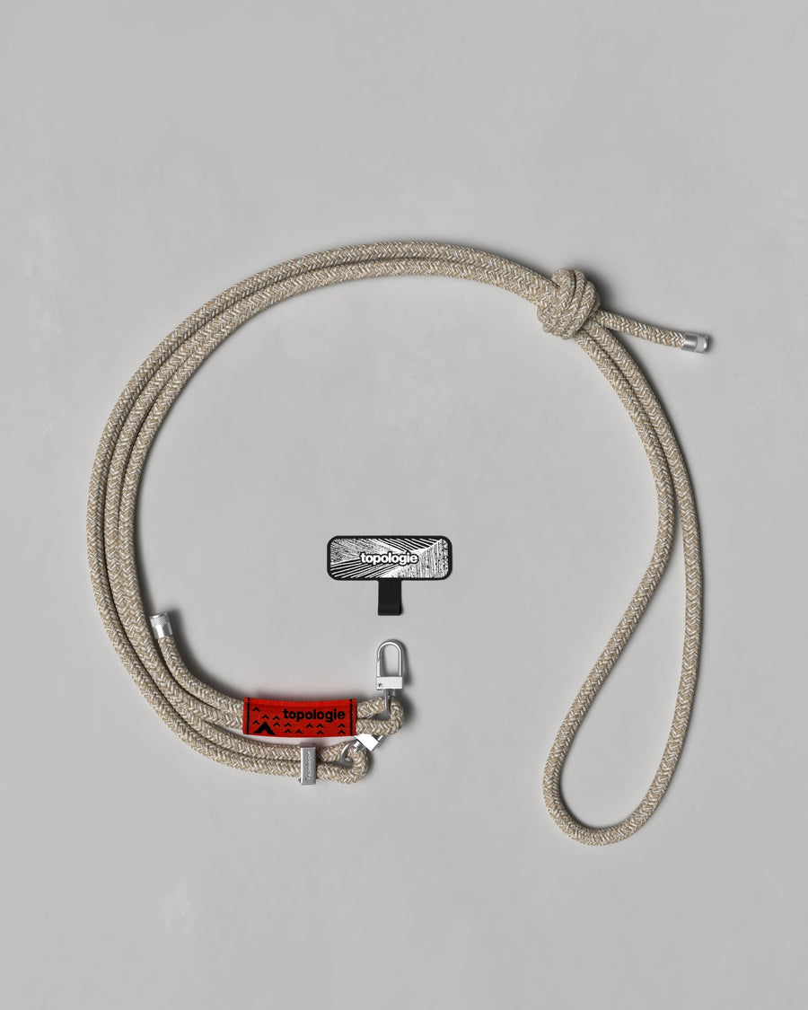 Phone Strap Adapter + 6.0mm Rope / Beige Melange