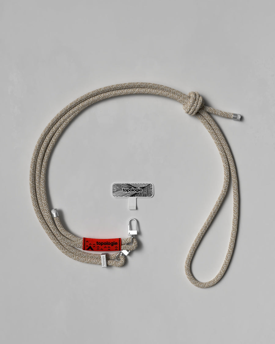 6.0mm Rope / Beige Melange + Phone Strap Adapter