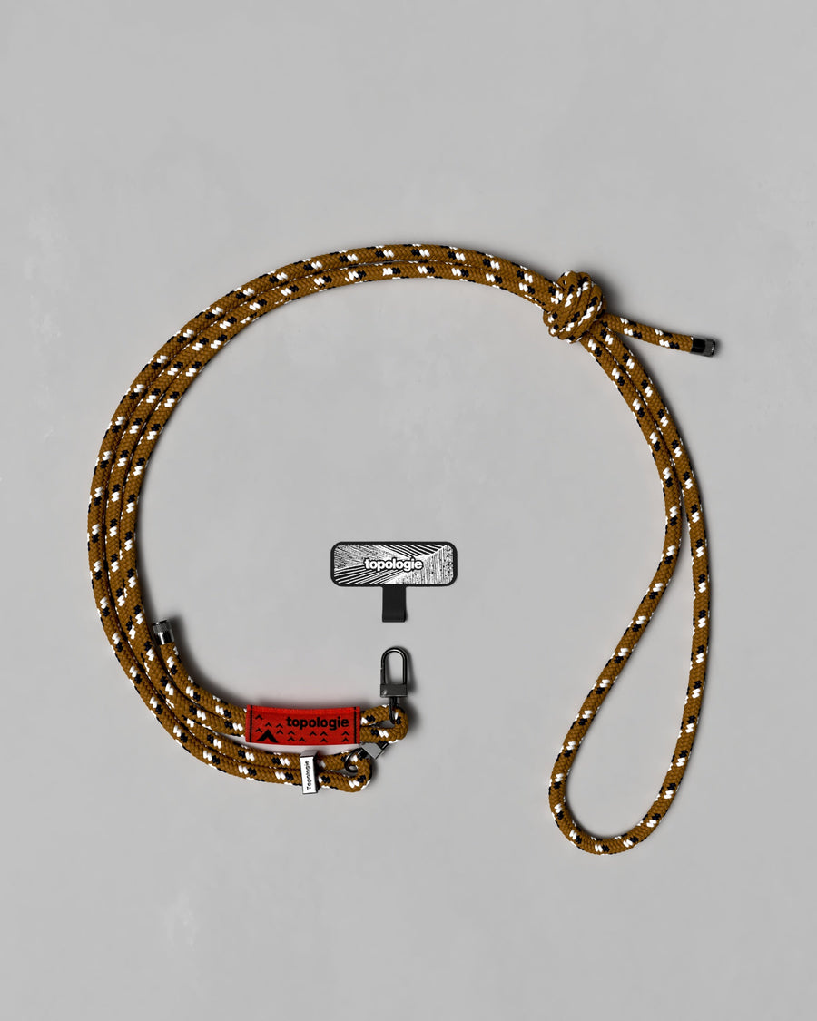 6.0mm Rope / Brown Navy + Phone Strap Adapter