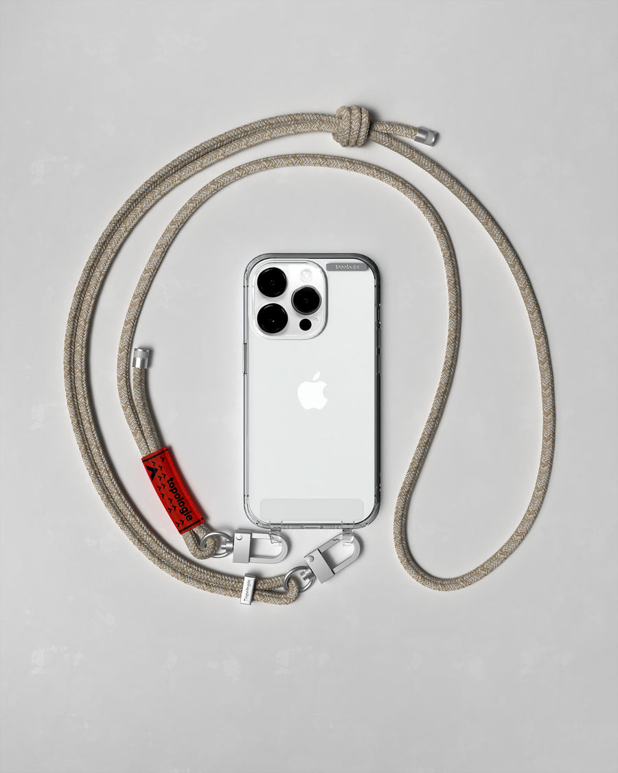 Bump Phone Case ヴァードン スマホケース / Clear / 6.0mm Beige Melange
