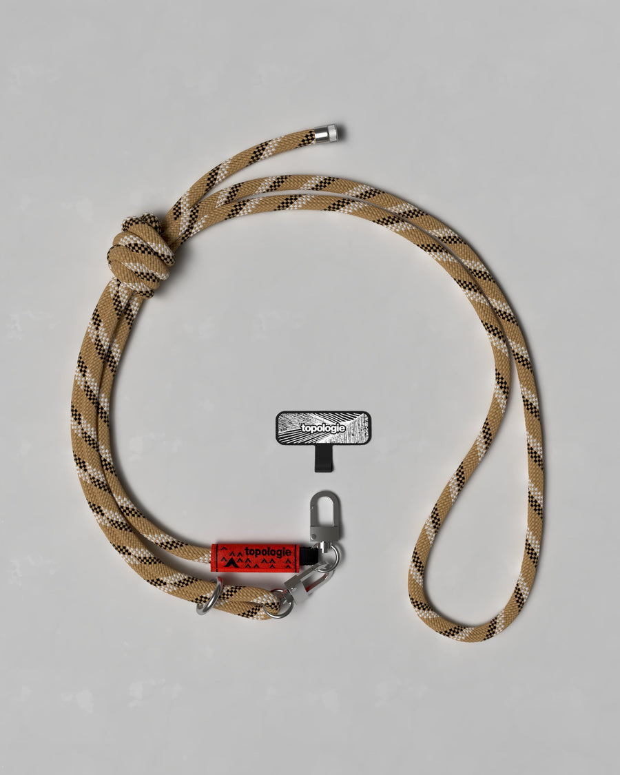 8.0mm Rope / Sand Patterned + Phone Strap Adapter